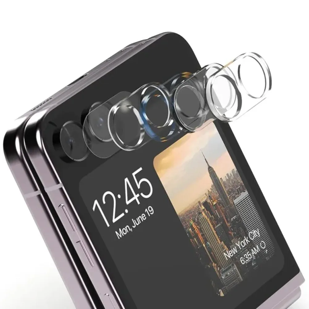 1-3PCS HD Tempered Glass Clear Lens Protector Film For Samsung Galaxy Z Flip 7 6 5 4 Anti-scratch Camera Cover Phone Accessorios