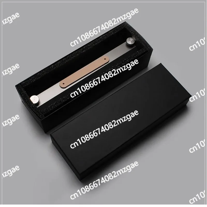 Leather Box Stitching Aluminum Alloy Holder Box End Cutting Jig Foal Suture 25x0.8CM Leather 45 60 Cutting Auxiliary Tool