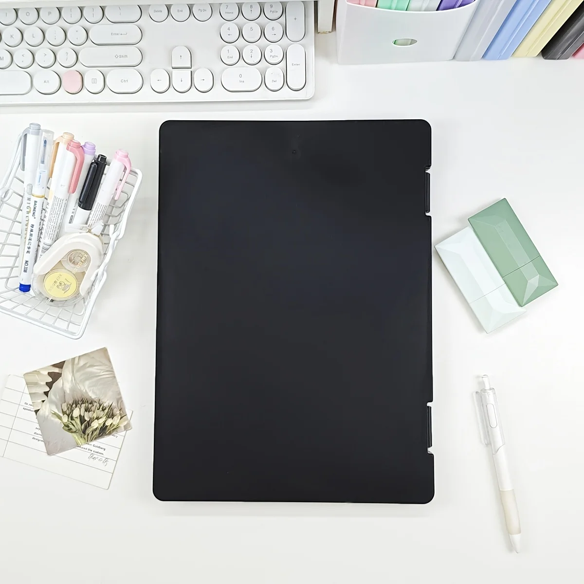 حامل ملفات متعدد الوظائف، ووسادة كتابة، ومشبك مستندات، ومنظم أوراق الاختبار، وتخزين العقد للوازم المكتبية #6