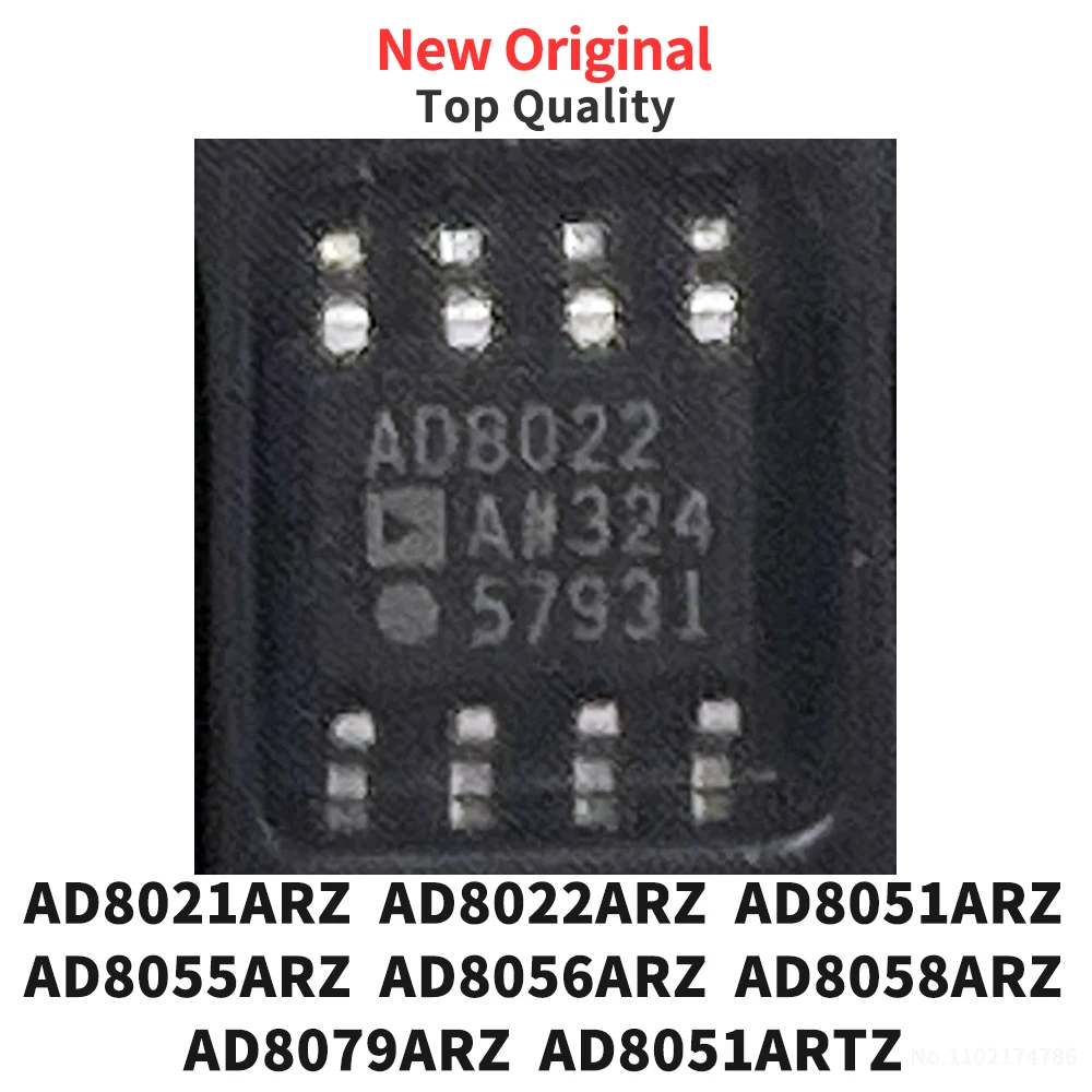 (1 Piece) AD8021ARZ AD8022ARZ AD8051ARZ AD8055ARZ AD8056ARZ AD8058ARZ AD8079ARZ AD8051ARTZ SOP New Original