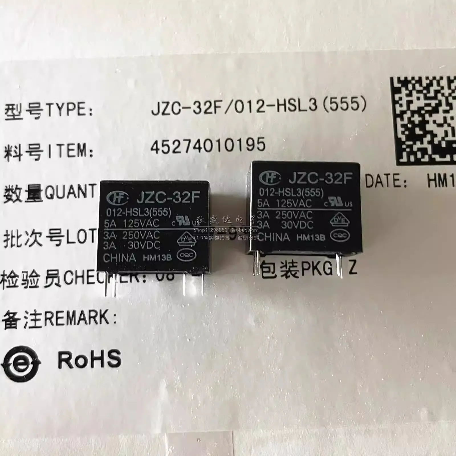 10pcs-rele-hf-original-novo-jzc-32f-012-hsl3-1-no-3a-4-pinos-alta-sensibilidade