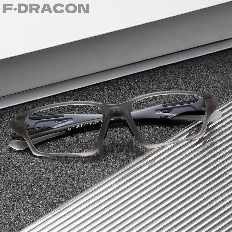 TR90 Eyeglass Frame Fashion Sports Eye Protection Men's Glasses Frame Anti Blue Light Optical Prescription Glasses Men's 81278