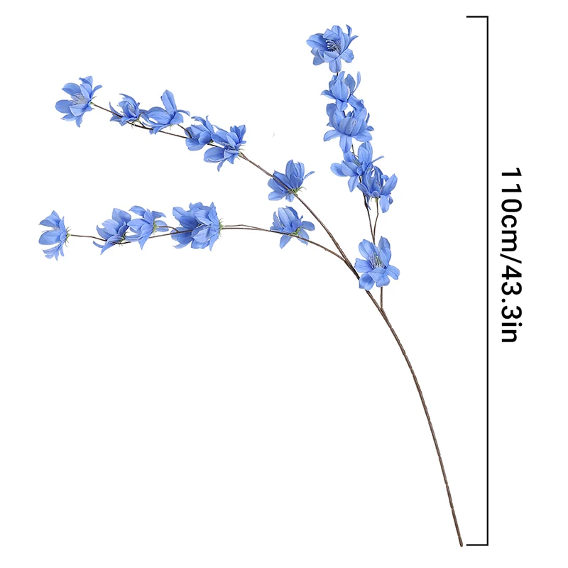 Bukiet sztucznych kwiatów Sakura o długości 110 cm na przyjęcie w ogrodzie, wesele, dekoracja ślubna, wystrój domu, sztuczne kwiaty, ozdoby do wazonów.