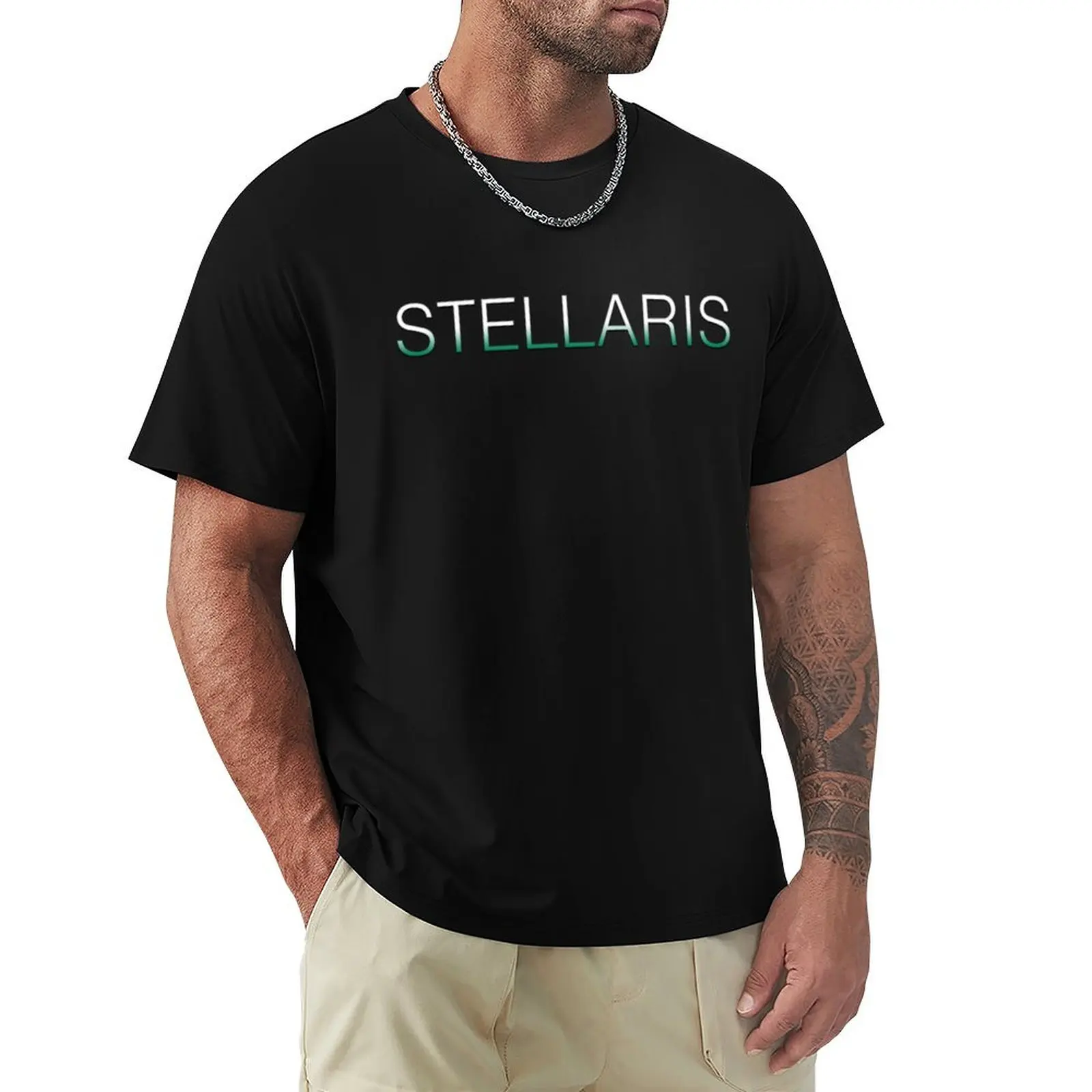 Stellaris Game Logo T-Shirt summer clothes cute clothes vintage clothes vintage t shirts mens champion t shirts