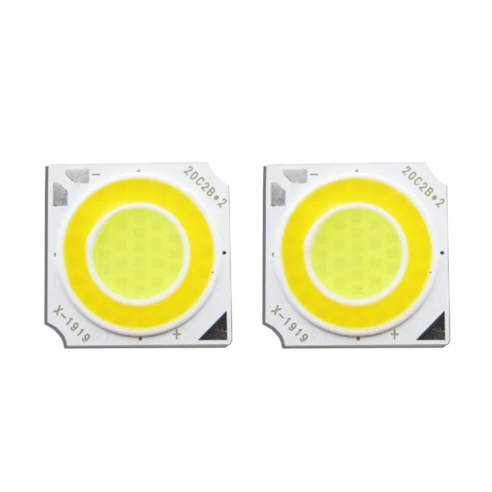 Chip Led Cob de 5 piezas, 10W, 15W, 18W, 20W, 1919mm, 6000K, 3000K, para foco de bricolaje, lámpara de luz descendente GU10, iluminación para el hogar, ZQQMU