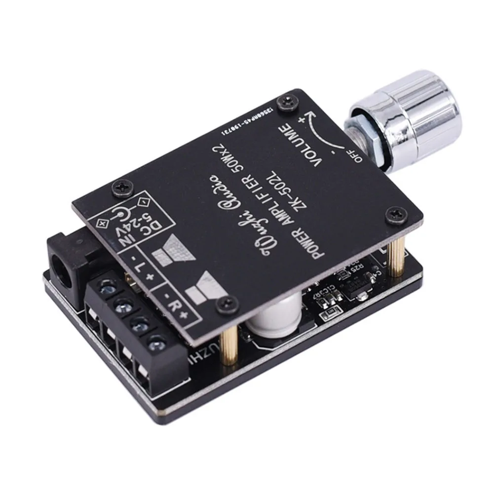 2x50W Mini Digital Power Amplifier Board Dual Channel Speaker Wireless Audio Stereo Bluetooth-compatible 5.0 Amp Module