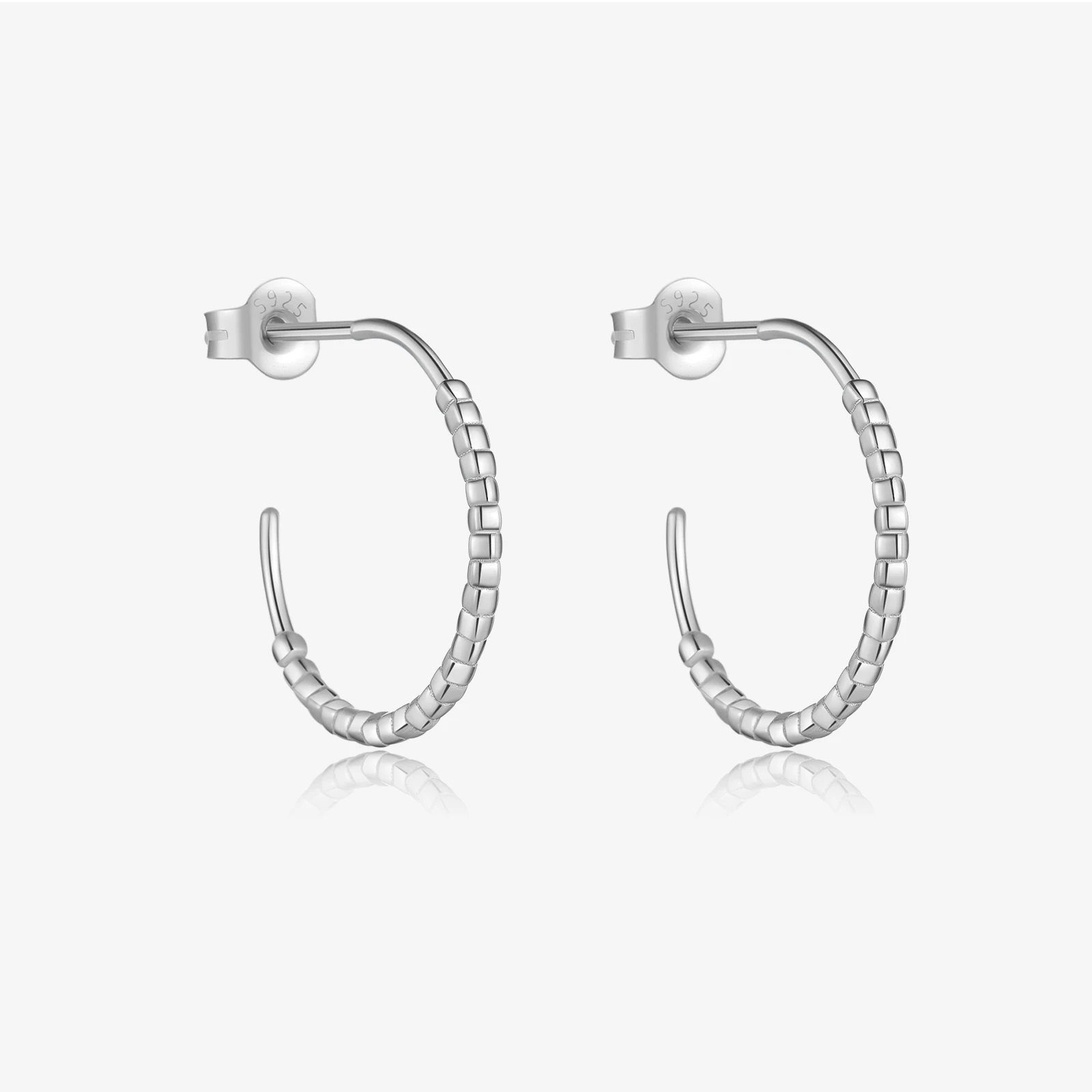 VEWANT Women 100% 925 Sterling Silver Irregular Piercing Hoop Loops Circle New Original Design Luxury Fine Jewelry Clips