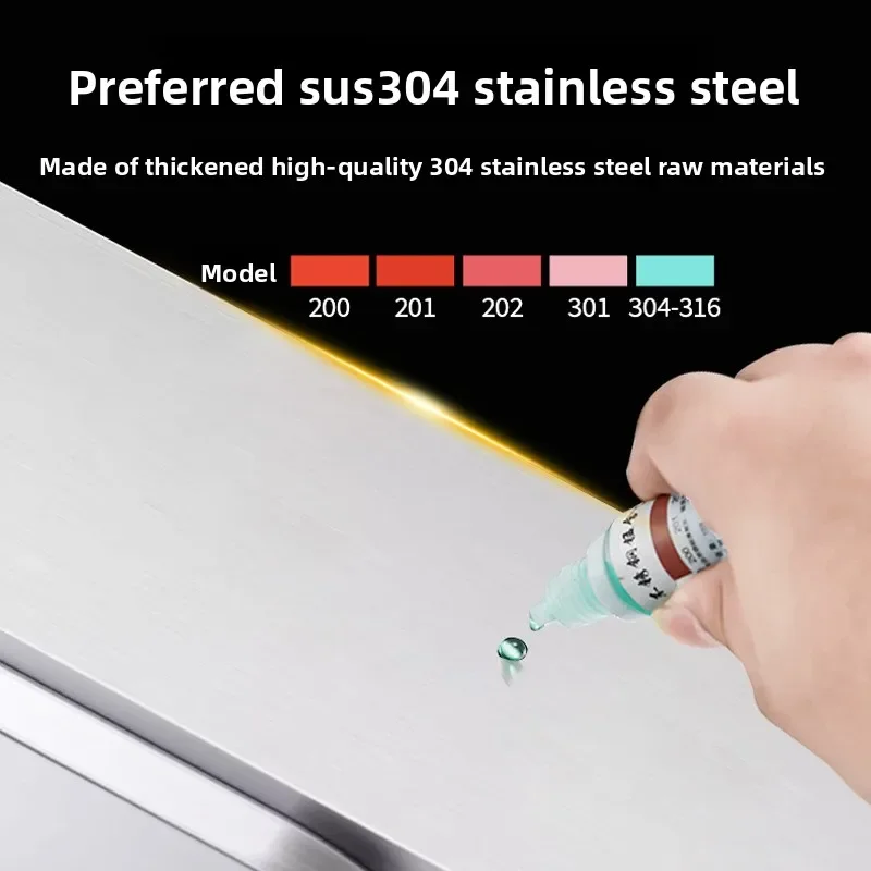 Stainless Steel Kitchen Sink Large Single Bowl Premium SUS304 Drainboard Usability Home Kitchen Washing Cleaning Kitchen Sink