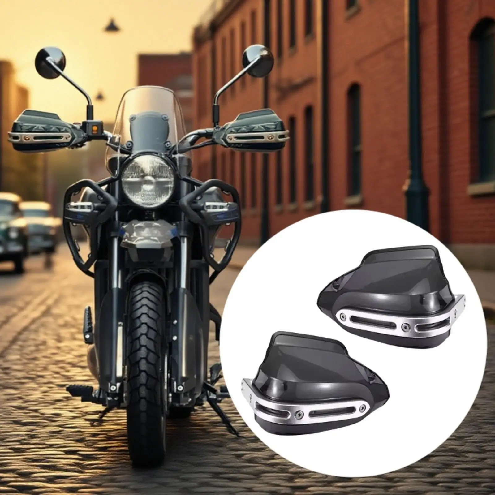 

2 защитных кожуха для рук, защита руля, защита рукояток для мотоцикла Himalayan450 2024, мотокросс