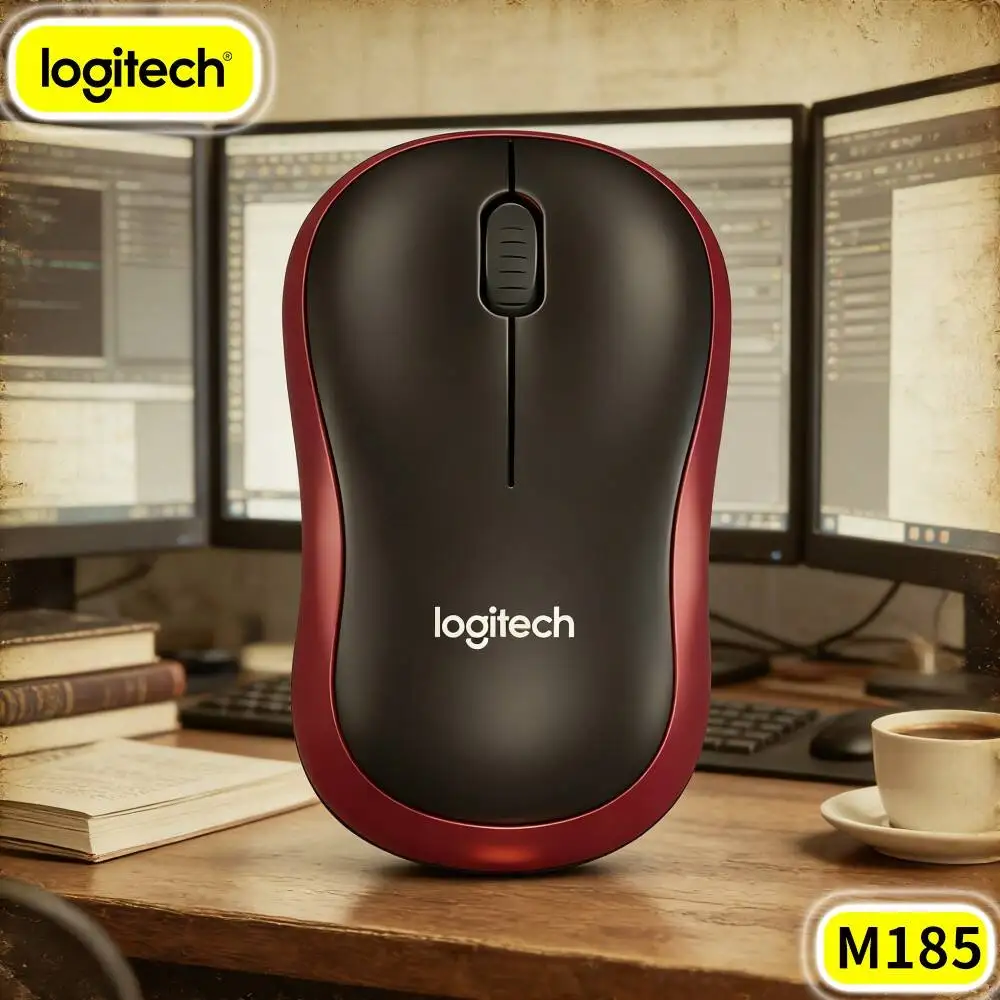 Logitech M185 Dorm Student Group Online Virtual Lecture Mouse Wireless Stable Cursor For Lesson