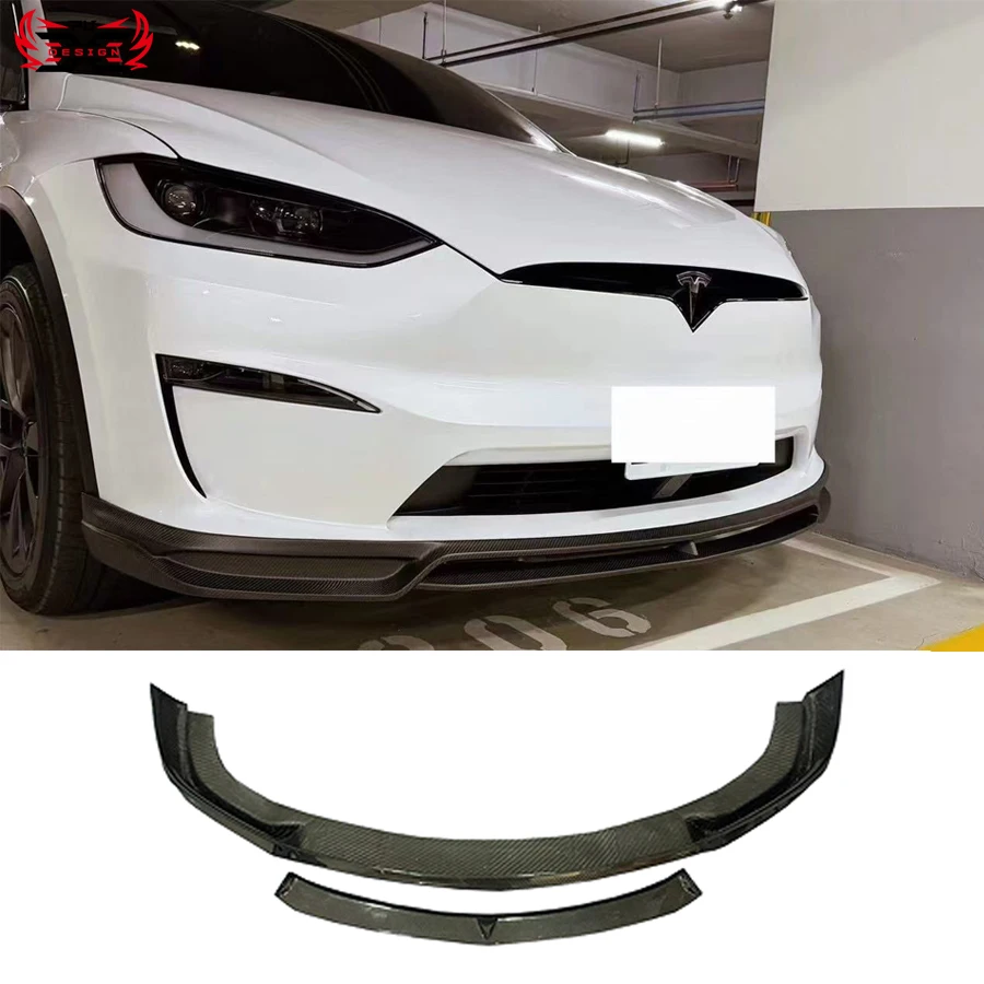 

For Tesla Modelx Plaid Front Bumper 2021-2024 Body Kit CMS Style Front Lip