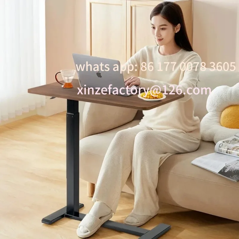 

Customizable Mobile Bedside Table Household Office Desk Bedroom Folding Tables Portable and Minimalist Workbench