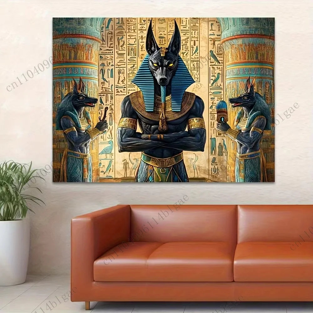 الأساطير المصرية جدار ديكور راية خلفية الديكور الطرف الديكور خلفية غرفة المعيشة نسيج الفيلم المفروشات