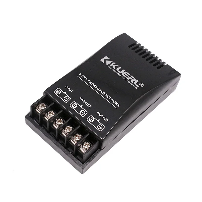 Universal Car Audio Crossover Speaker Highlow Frequency Divider 2Way Auto Audio Crossover Frequency Divider Modified Accessories