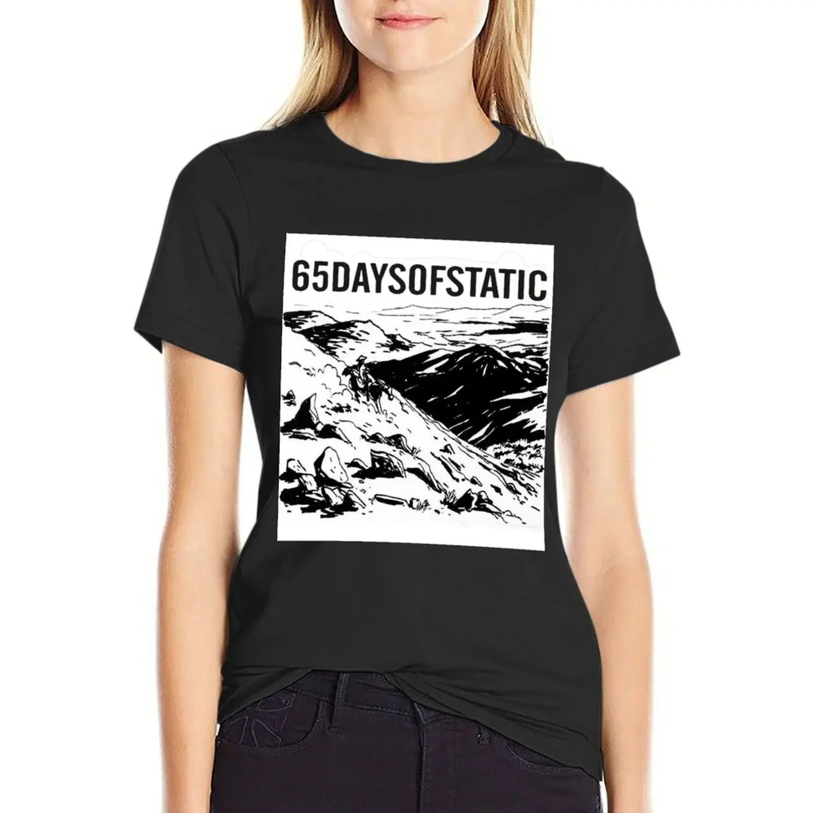 

65daysofstatic T-Shirt animal print shirt for girls sweat quick drying workout shirts for Women loose fit