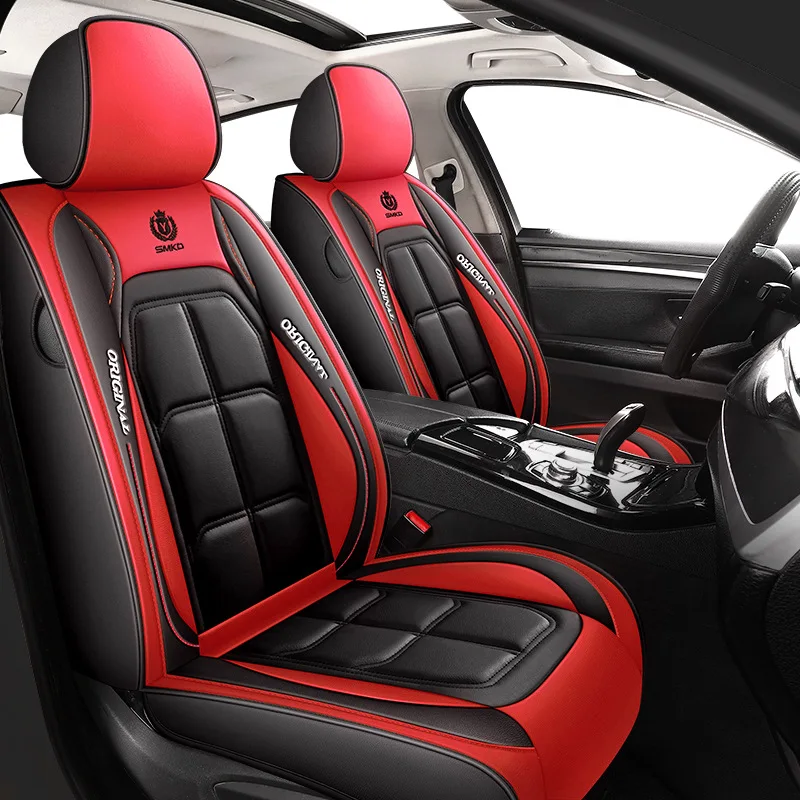 

All Inclusive Seat Cover, Full Leather Car Seat Cushion, Driver's Seat Cover or Passenger Seat Cover, All Season Universal Pad