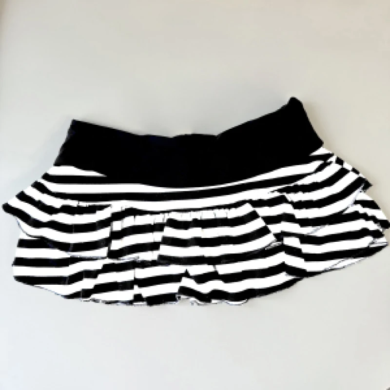 

Новая женская мини-юбка А-силуэта в стиле Y2K с полосками и цветовыми блоками, корейская и японская уличная мода Харадзюку, универсальная летняя юбка 2026 года
