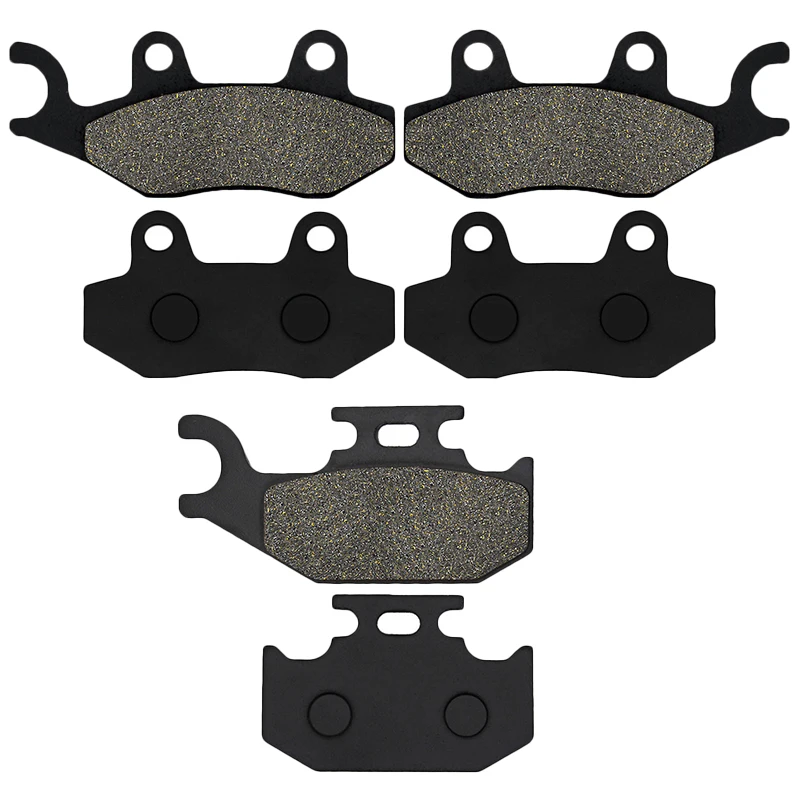 Cyleto Motorcycle Front and Rear Brake Pads for Yamaha YFM 700R YFM700R Raptor YFM 700 2006-2015 YXR450 Rhino YXR 660 2004-2009