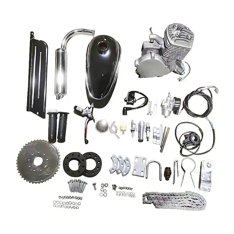 Factory Hot Selling 2 Stroke  Engine Electric Bicycle Mountain Pocket Bike Complete Engine Se 50/60/80/100cc Motorcycle Engine