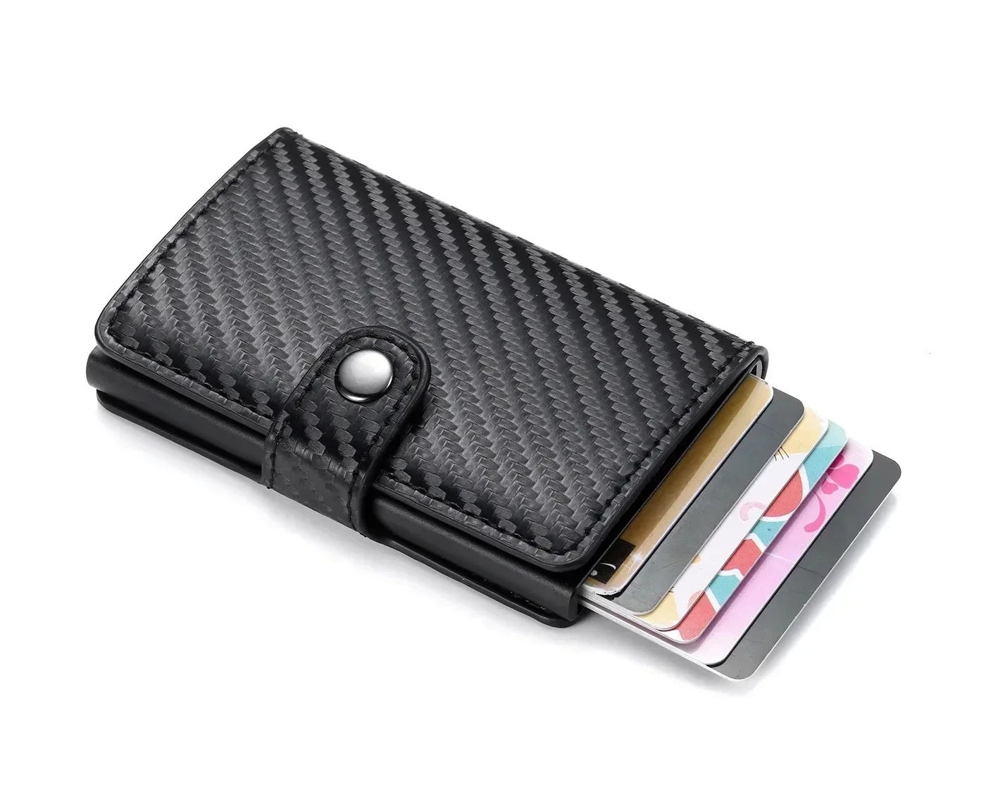 Anti Rfid Bank Card Holder Wallets for Men Luxury Brand MaleLeather Credit Cardholder Case Luxury Small Slim Thin Smart Wallet