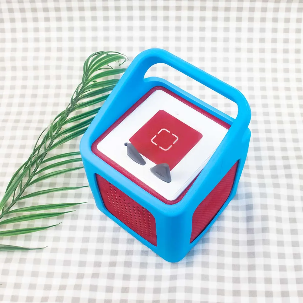 

Silicone Protective Case for Tonies Toniebox 1 Audio Player Soft Anti-Slip Protective Sleeve w/ Easy To Carry Handle