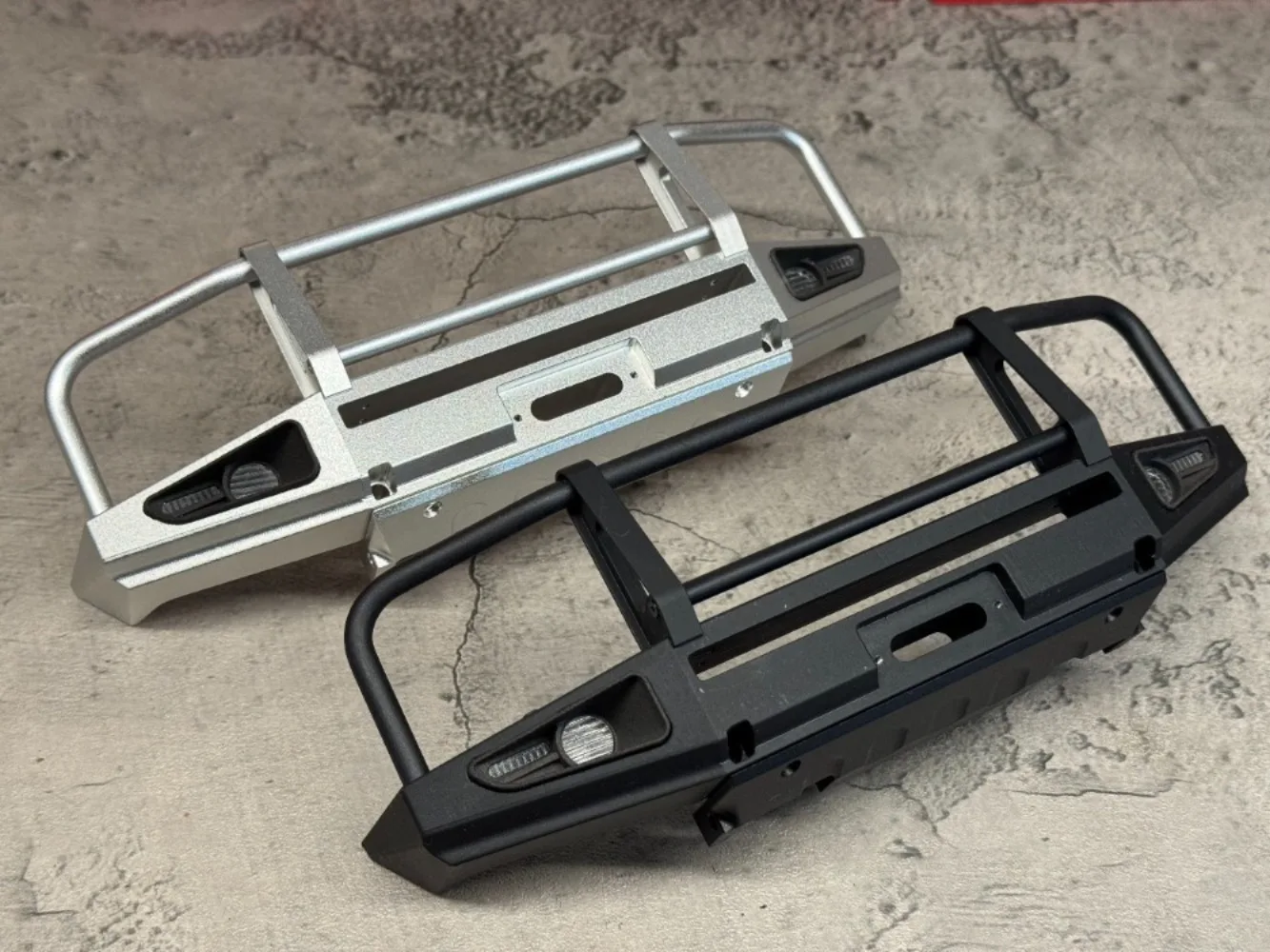 RC Crawler Upgrade Parts Customizable Colors Full Aluminum Bull Bar Bumper ARB Style for 1/10 RGT LC79 Modification Accessories