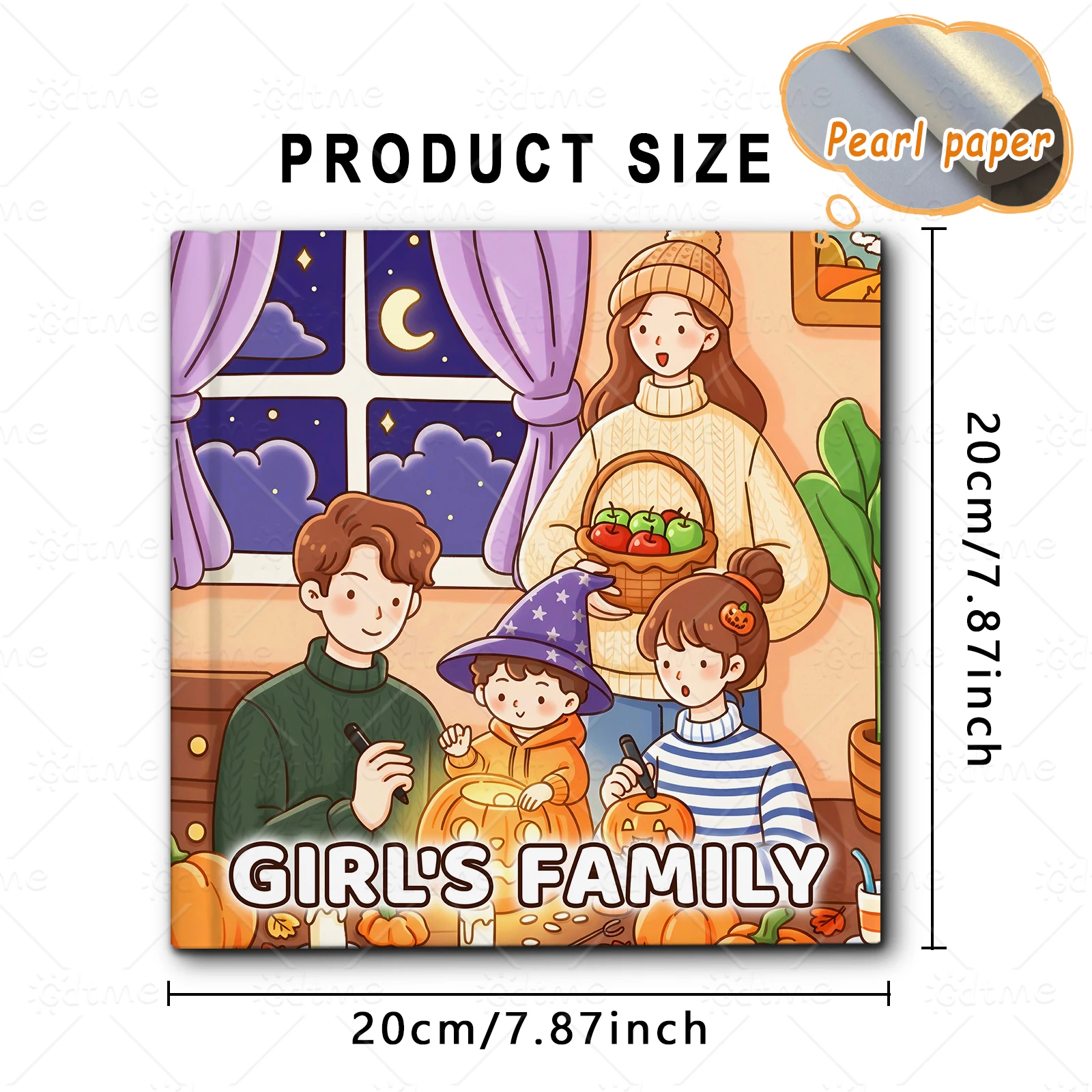 Girl's Family Bold-easy Patterns Coloring Book for Adults Cute Drawing Book Perfect Gift for Party and Birthday ﻿