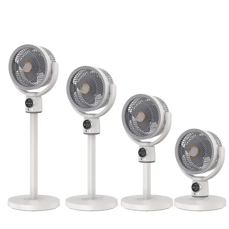 Portable USB Tower Fan Adjustable Height Electric Floor Standing Cooling Device for Home Office Car Use Quiet Operation