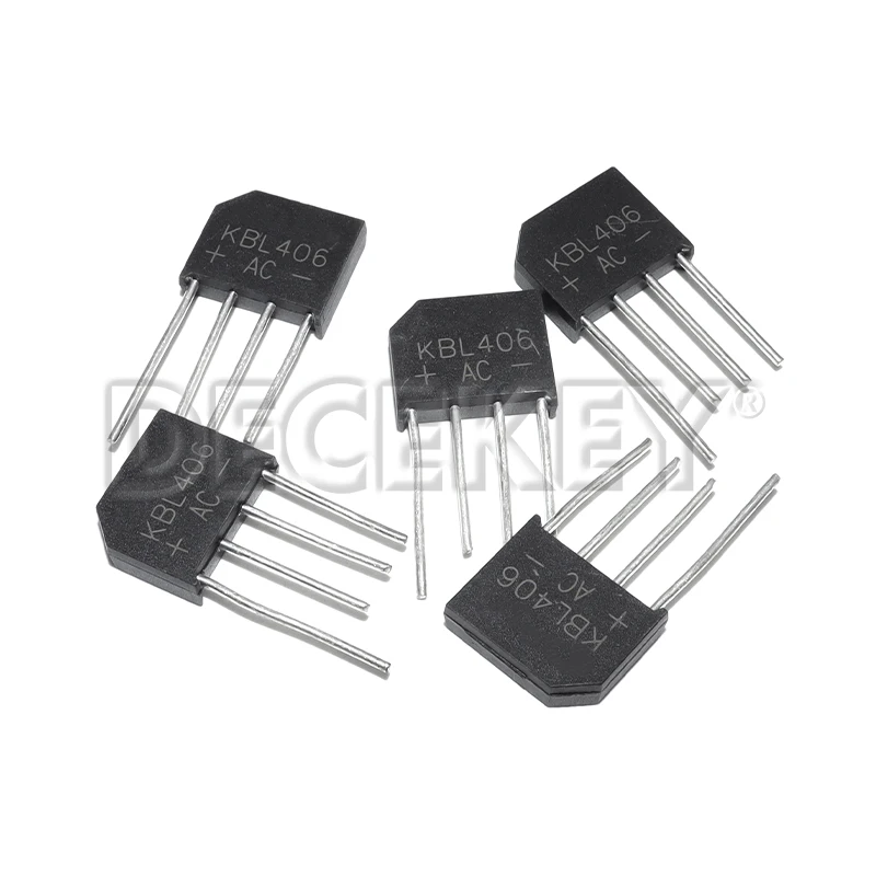 10PCS 2A 3A 4A 6A 8A 10A 15A 600V 800V 1000V Diode Bridge Rectifier KBP206 210 310 KBL406 410 608 610 KBU810 1010 1510 New