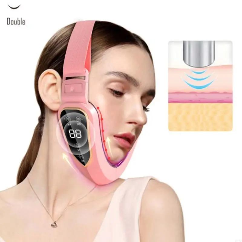 M89F V Face Lifting Device Vibration Slimming Face Massager Removal Double Chin