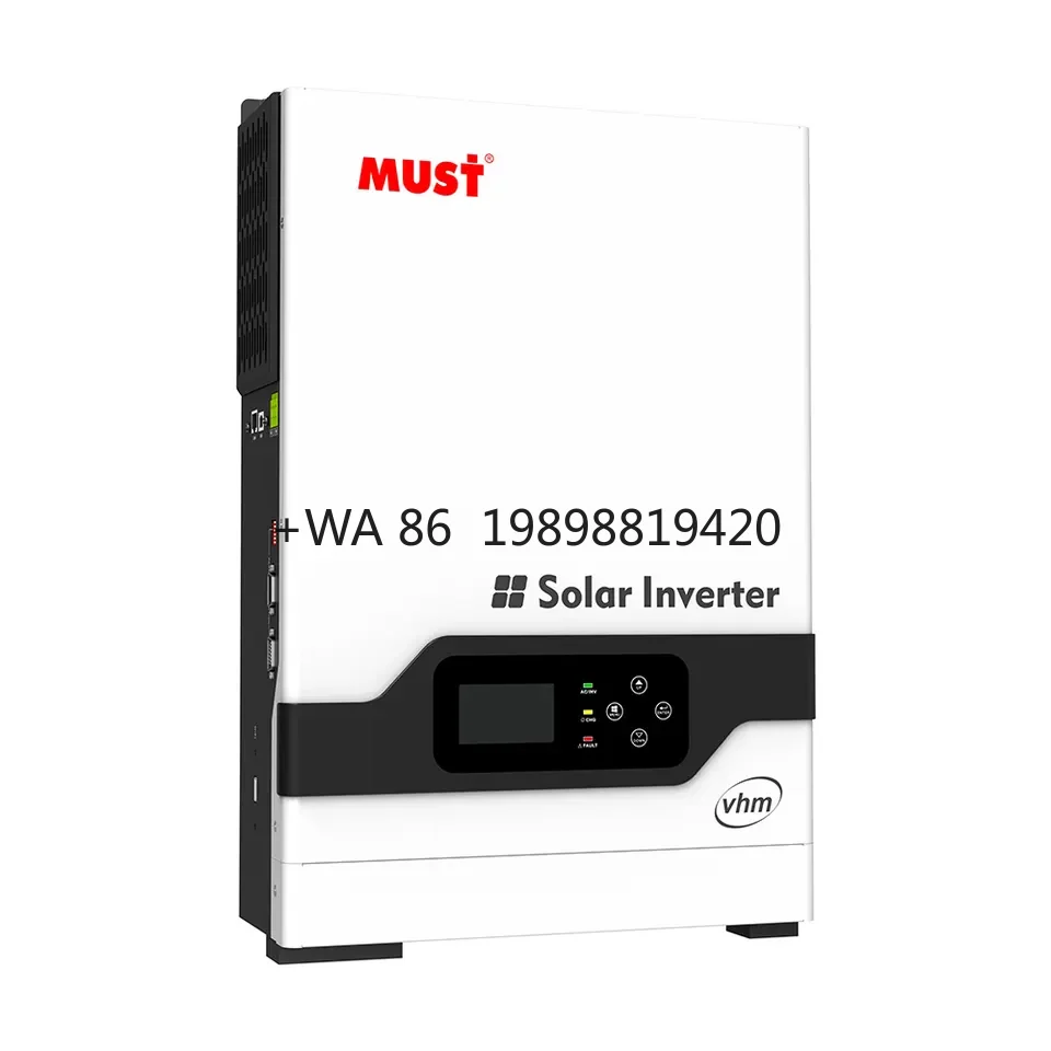 

PV1800VHM 3kw 4kw 5kw 5.5kw Off Grid Hybrid Solar Inverter Generator Power Solar System With MPPT Controller