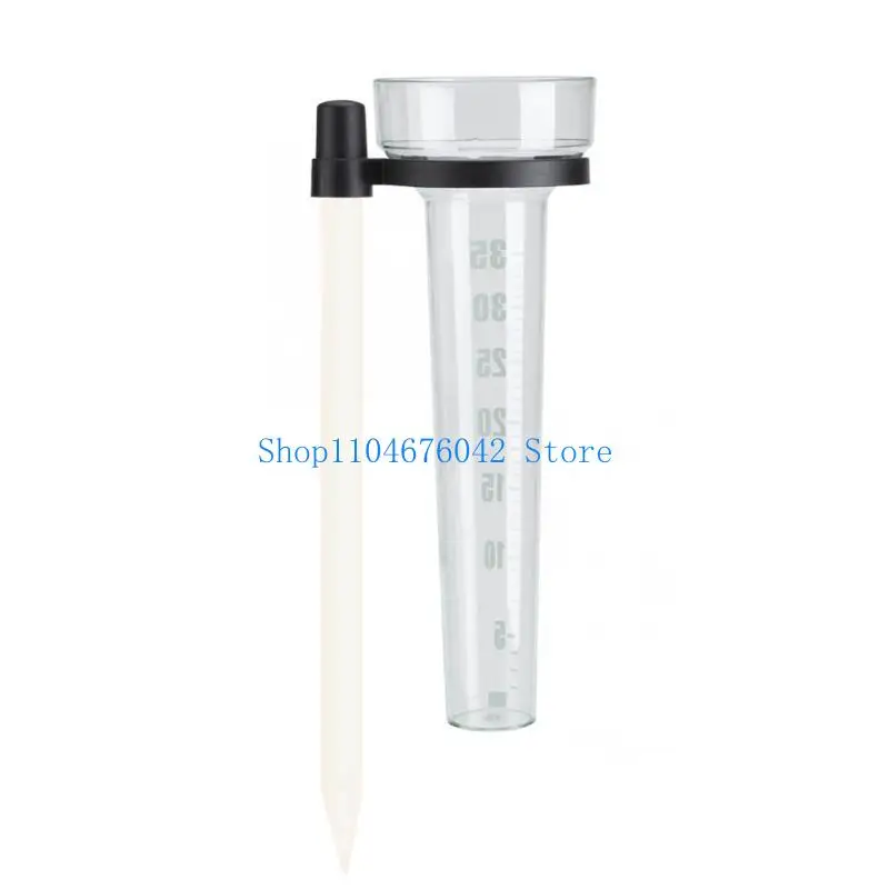 652F Plastic Rain Gauge Tube Accurate Measurement for Garden Accurate Rain Collection