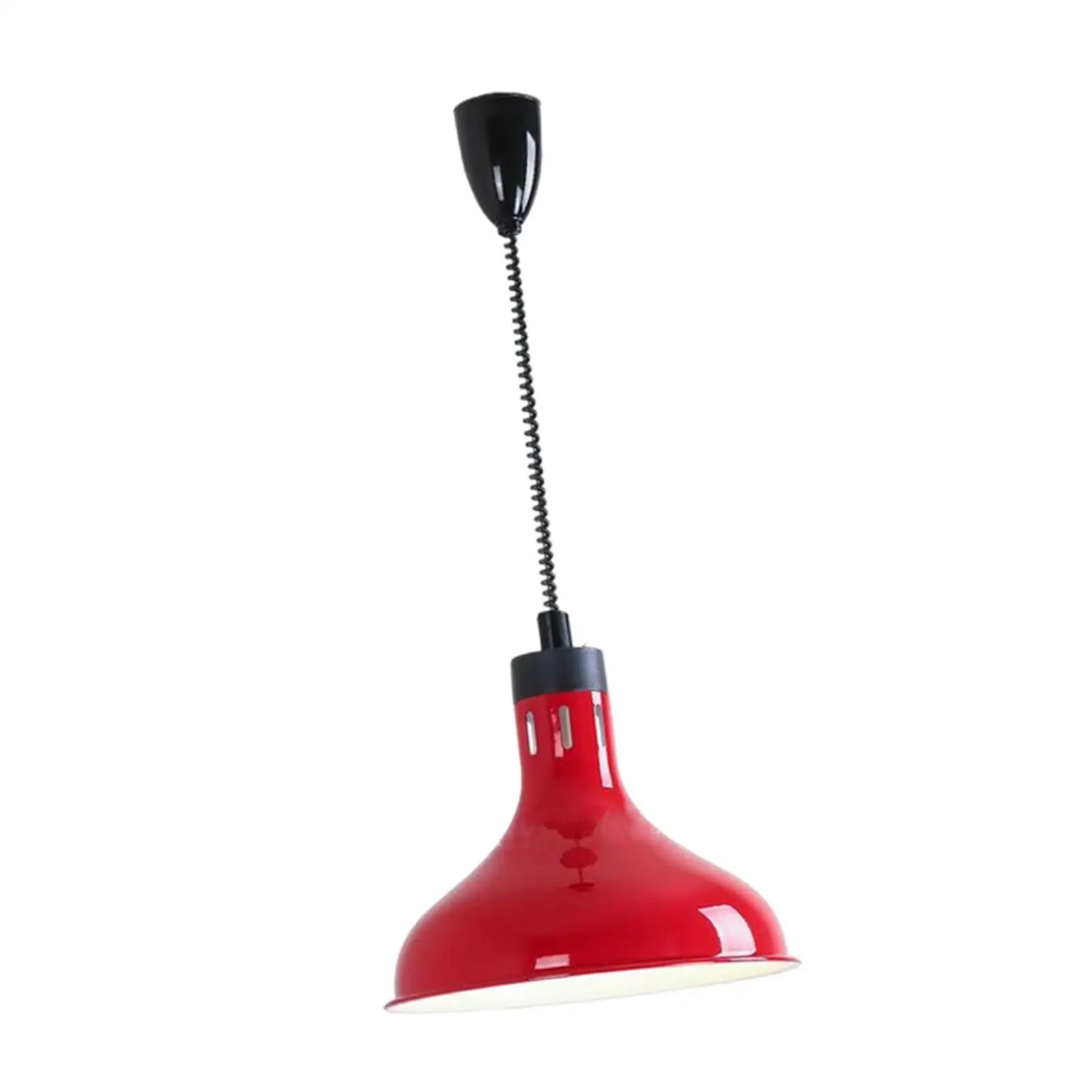 Adjustable Food Warmer Lamp Iron Heating Light E27 Socket Buffet Warming Lamp for Cafeteria Catering