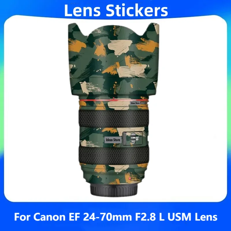 لكانون EF 24-70 مللي متر F2.8L USM ملصق مائي الجلد الفينيل التفاف فيلم عدسة الكاميرا الجسم واقية ملصق EF 24-70 2.8L 2.8 F2.8 F/2.8 L USM #1
