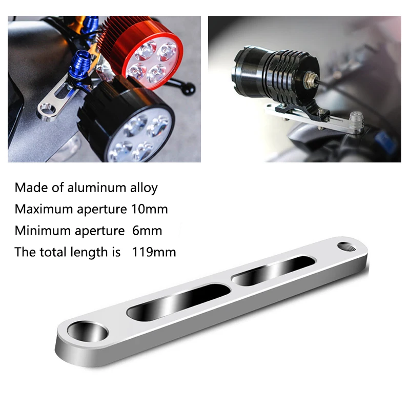 Motorcycle Modification Accessories Auxiliary Light Decorative Bracket Electric Scooter Multi-Purpose Extended Spotlight Bracket