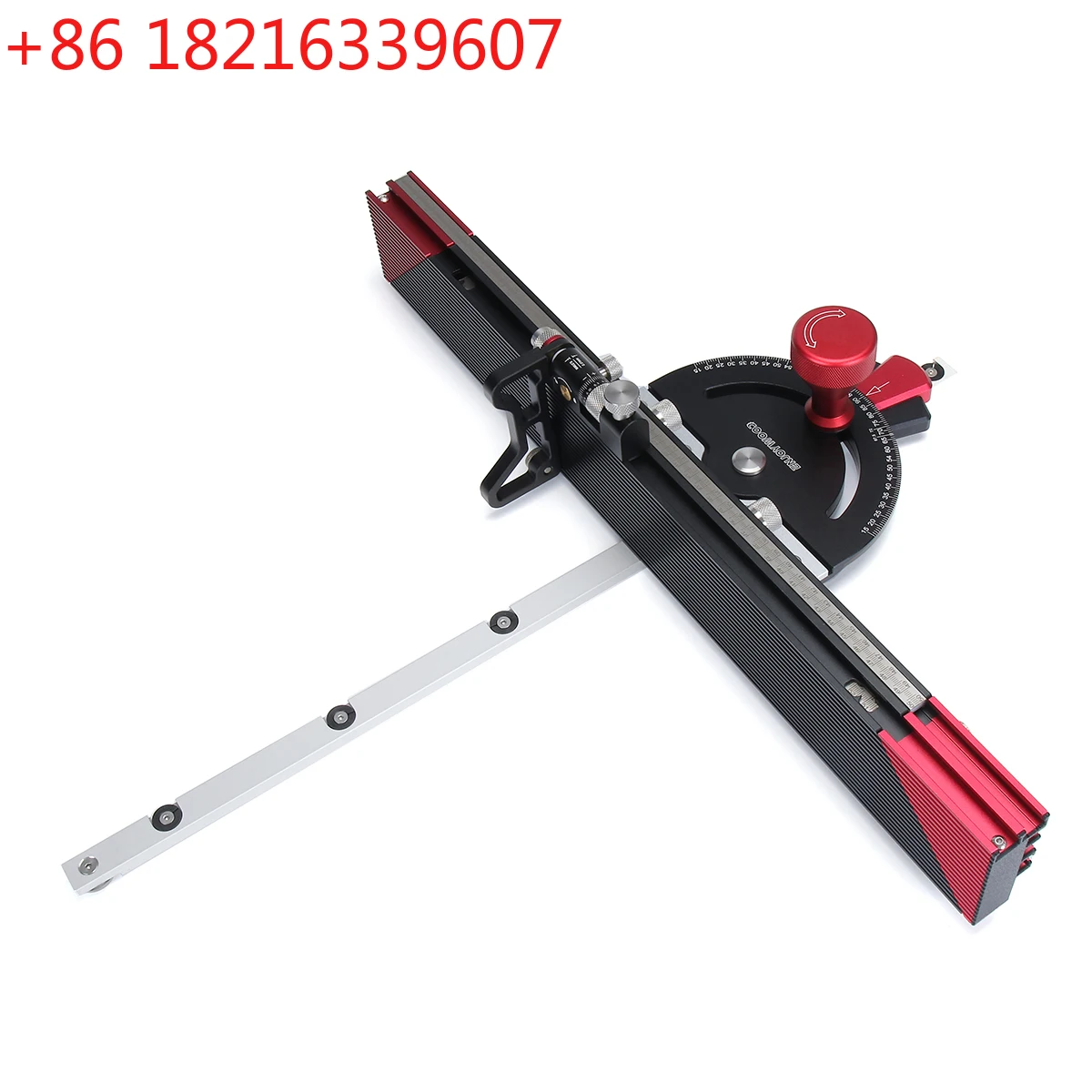 TAO  Table Saw Miter Gauge with 890mm Extendable Miter Fence for Table Saws Inverted Carving Machine Woodworking Tool