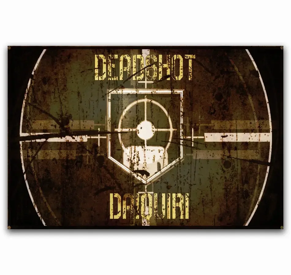 New Zombies Deadshot Perk A Cola Black Ops-Silk Art Poster Wall Sicker Decoration Gift