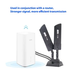 5G WiFi Dual Band Antenna With Strong Magnetic Base for Improve CPE PRO Router Long Range Cellular Network Reception
