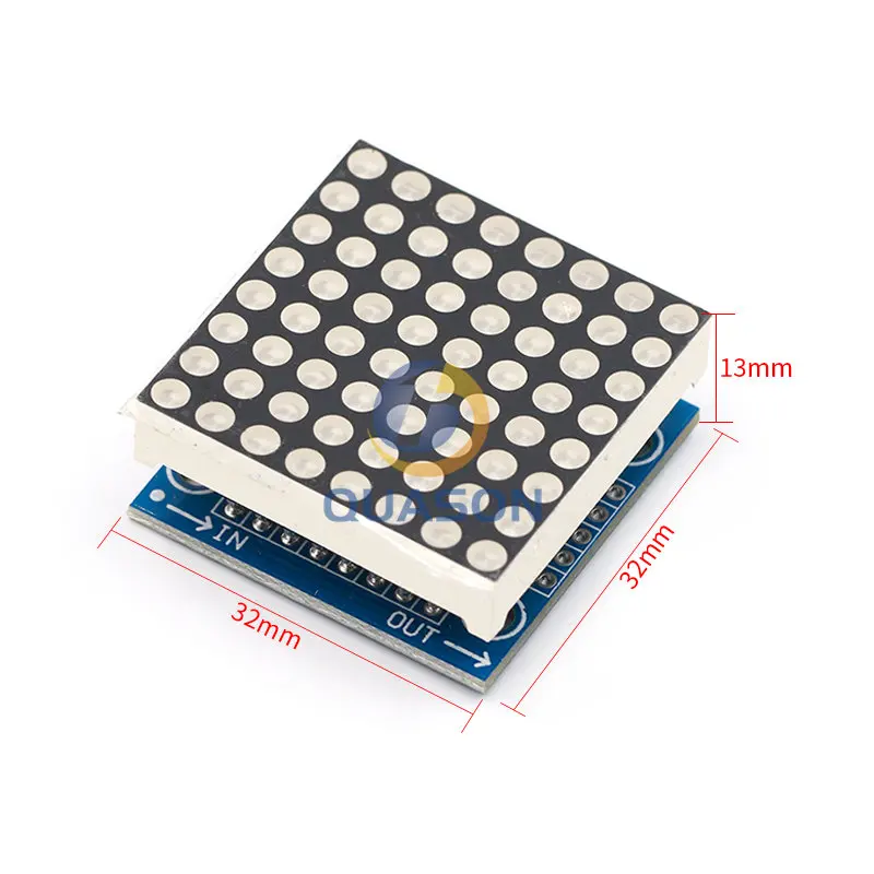 MAX7219 dot matrix module microcontroller module display module finished goods , Can be together for arduino programming