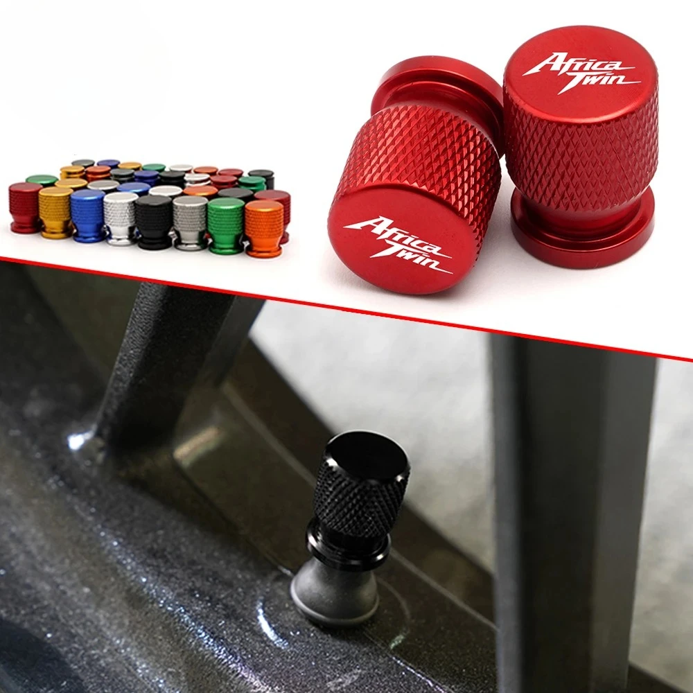

Motorcycle Wheel Tire Valve Caps Air Port Stem Cover For Honda Africa Twin 1100 CRF1100L CRF1000L AfricaTwin Adventure Sports