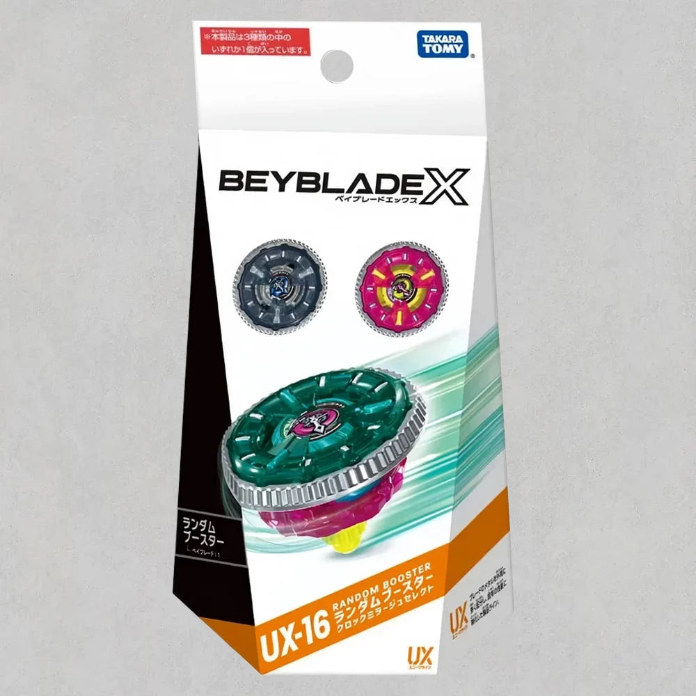 ORIGINAL TAKARA TOMY BEYBLADE X UX-16 Random Booster Clock Mirage Select