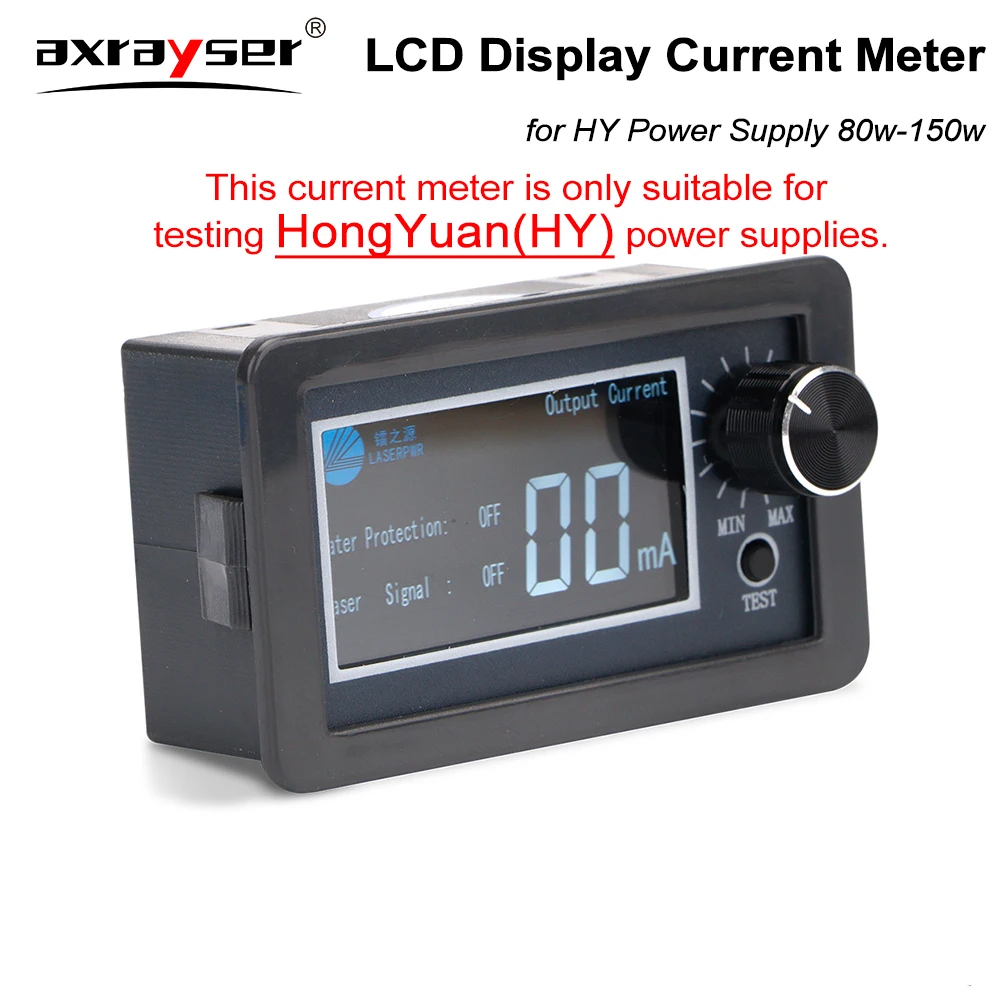 LCD Display CO2 Current Meter External Screen For HY Series 80W&100W &150W CO2 Laser Power Supply
