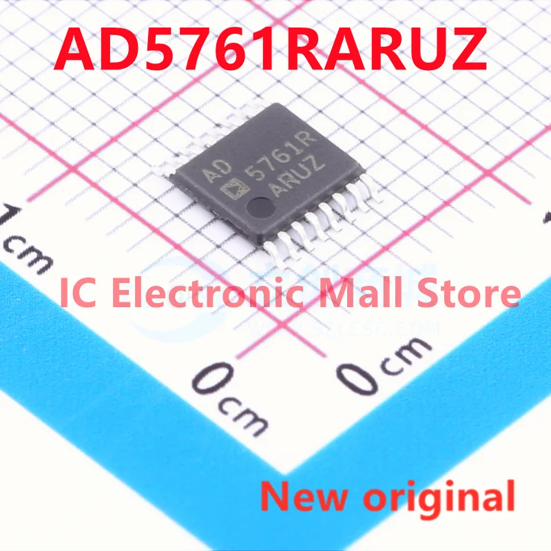 5PCS New original AD5761RARUZ AD5761R TSOP-16 digital to analog conversion IC chip DAC