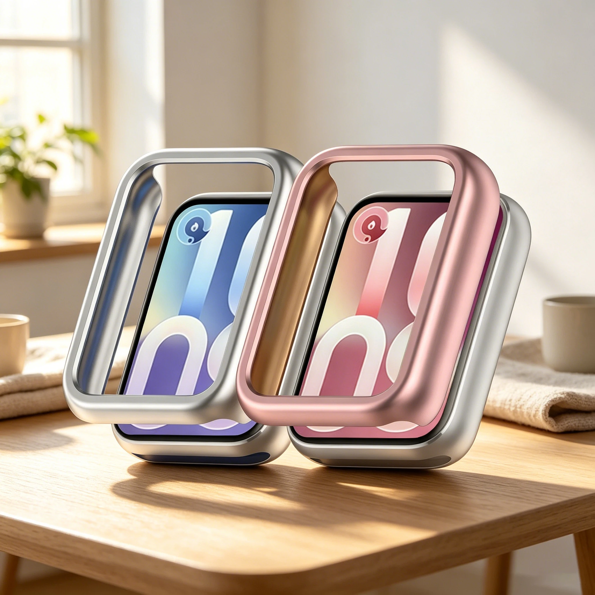 Hard PC Case for Xiaomi Band 10 Pro Transparent Bumper Shell with Hollow Design,Slim Protective Cover for Mi Smartwatch 10 Pro