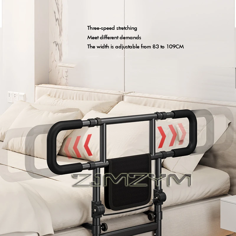 가정용 접이식 노인 침대 가드 난간 리프트 유형 침대 옆 난간 부스터 조정 가능한 확장형 보조 장치를 깨우다