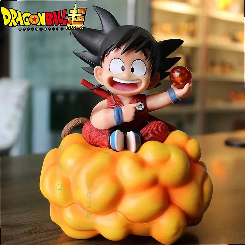 Dragon Ball Anime-Figur Son-Goku Actionfigur Junge Version Gleicher Stil Tendon Douyun PVC-Statue Sammlermodell Kinderpuppe