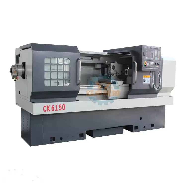 CK6150 CK6160 CK6180 Big Spindle Bore Good Quality CNC Metal Cutting Lathe For Sale