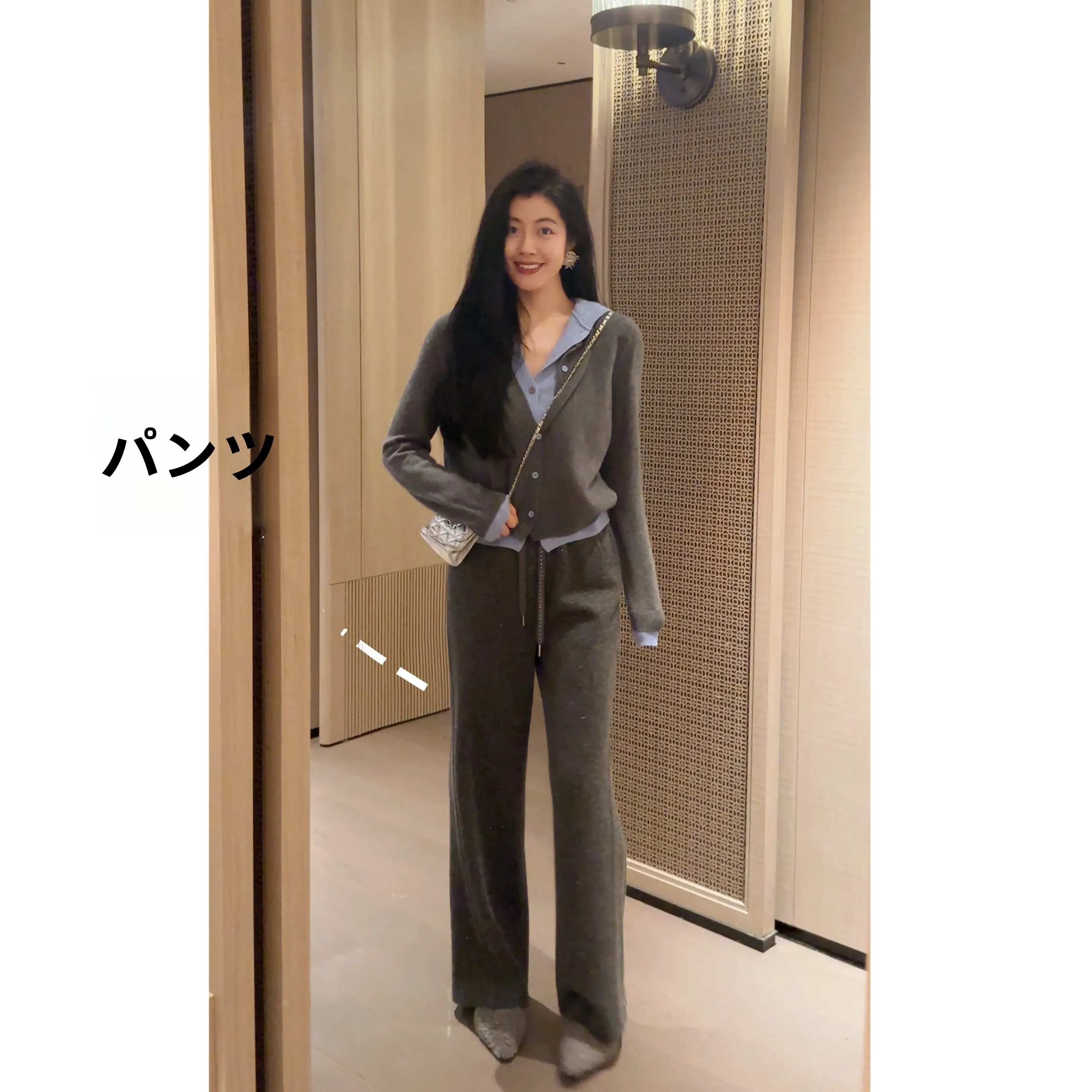 

Зимние модные брюки Nico с высокой талией, прямые, облегающие, теплые, широкие, повседневные, женские, комфортные