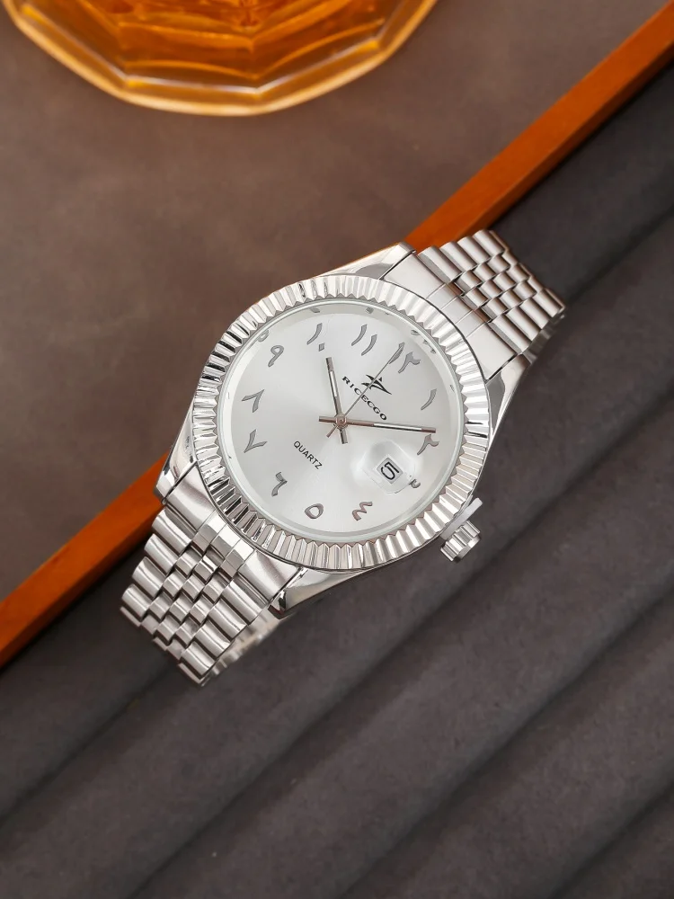 Mode herren Uhren Datum High-end-Luxus Casual Sport Uhr Klassische Business Quarz Männliche Edelstahl Armbanduhren