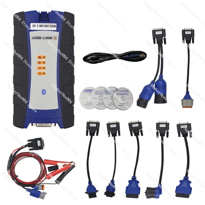 Nexiq 2 Nexiq USB Link 2 ماسح ضوئي تشخيصي للشاحنة مع أسنان زرقاء